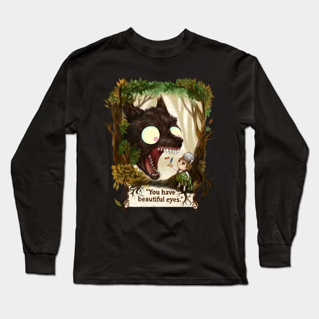 You Have Beautiful Eyes - Over The Garden Wall fan art Long Sleeve T-Shirt by art official sweetener